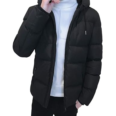 Amazon Ceen メンズ 中綿 ダウンジャケット 綿入れ 無地 スリム