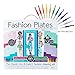 Squirrel Products Fashion Plates Mega Design Set with Gel Pens
