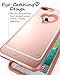 VENA iPhone 8 Plus Case, iPhone 7 Plus Case, [vLove][Heart-Shape | Dual Layer Protection] Hybrid Bumper Cover for Apple iPhone 8 Plus, iPhone 7 Plus (5.5