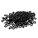 CYWLIFE Tiny Hair Ties Bands for Baby Girls Women Thin & Fine Hair, 100 PCS Black, 7MM No Crease Ponytail Holders Hair Elastics, No Hurt Durable Soft Rubber Bands for Kids Men
