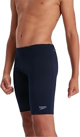 Speedo Boys Endurance+ Jammer Training Trunks True Navy 13-14 view 2