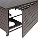 Best Choice Products BCP Extruded Aluminum Gas Outdoor Fire Pit Table With Cover