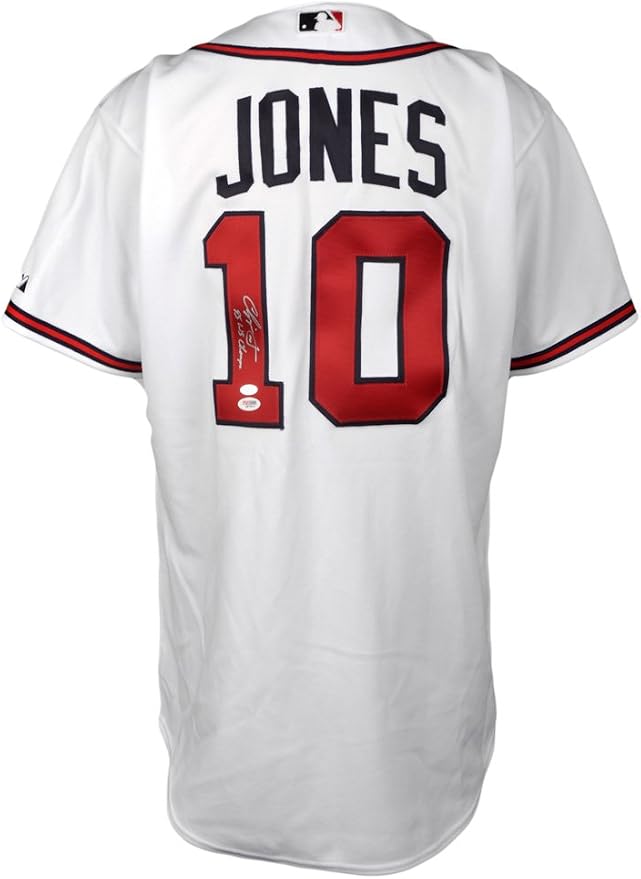 chipper jones navy jersey