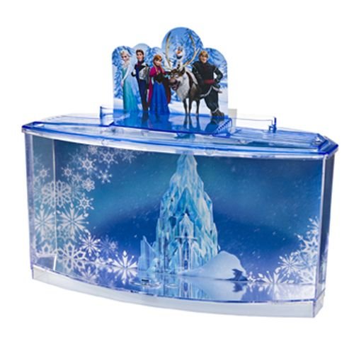 Penn-Plax Officially Licensed Disney’s Frozen Themed Betta Tank from Perfect for Betta Fish, This Small Tank is Perfect for Fans of Frozen! Small 0.7 Gallon Tank (FZR108)