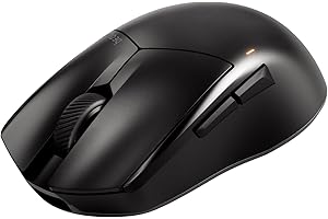 be quiet! Dark Perk Ergo PC Mouse, 55g Lightweight, Ultra-Long Wireless Battery Life, 8,000Hz Polling Rate, PixArt PAW3950 Se