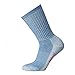 Smartwool Women’s Hiking Crew Socks - Light Wool Performance Sock Medium Blue Steel