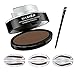 CCbeauty Eyebrow Powder Stamper Seal Kit Eyebrow Makeup Eyebrow Tinting Coloring Kit,Dark Brown
