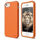 iPhone SE case, elago [Flex][Orange] - [Robust TPU][Shock Absorbing][Cushioned] - for iPhone SE/5/5S