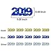 2020 Confetti - Graduation Party Supplies Decoration | Anniversary, Birthday and Variety of Events | Pack of 1000/2.6 Oz Gold Silver and Blue