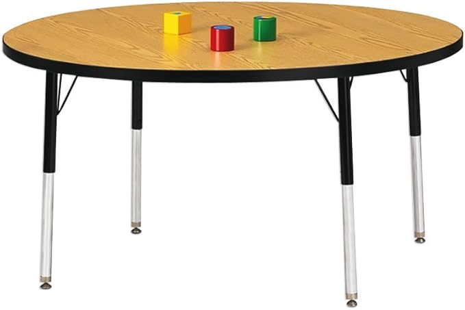 kids round activity table