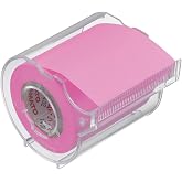 Yamato Memoc Roll Tape, Self-Stick Memo Paper Tape, with Tape Dispenser, 50mm x 10m, Rose, 1 ea. (RK-50CH-RO)