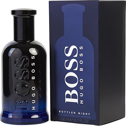 BOSS BOTTLED NIGHT by Hugo Boss EDT SPRAY 6.7 OZ (Package Of 3)