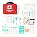 Lx Free First Aid Kit 297 Piece Compact for Medical Emergency for Home, Car, Camping, Hiking, Sports, Work, Office, Survival and Traveling - Big Quantity First Aid Products