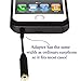 Josi Minea 3.5mm Audio Jack Extender Headphone Adapter with 4-Pole 3.5mm Connectors (3 Ring Jack) for Apple iPhone 6/6S/6+/5S/5 iPad Samsung Galaxy S6/S5 Note 4/3 Nokia & Most Smartphones & Tablets