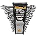 Trades Pro SAE and Metric Wrench Set, 22 Piece, Open and Box End, 12 Point, 15 Degree Angle Offset, Storage Rack 836574