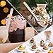 Mini Wooden Sporks, Cute Forks/Spoons 2 in 1 Combo – Scooping Soft Foods: Cake, Ice Cream, Butter, Fruit Salad, Pasta, and Appetizer. Disposable Bamboo/Wood Party Tableware. (4 Inch, 200 PCS)