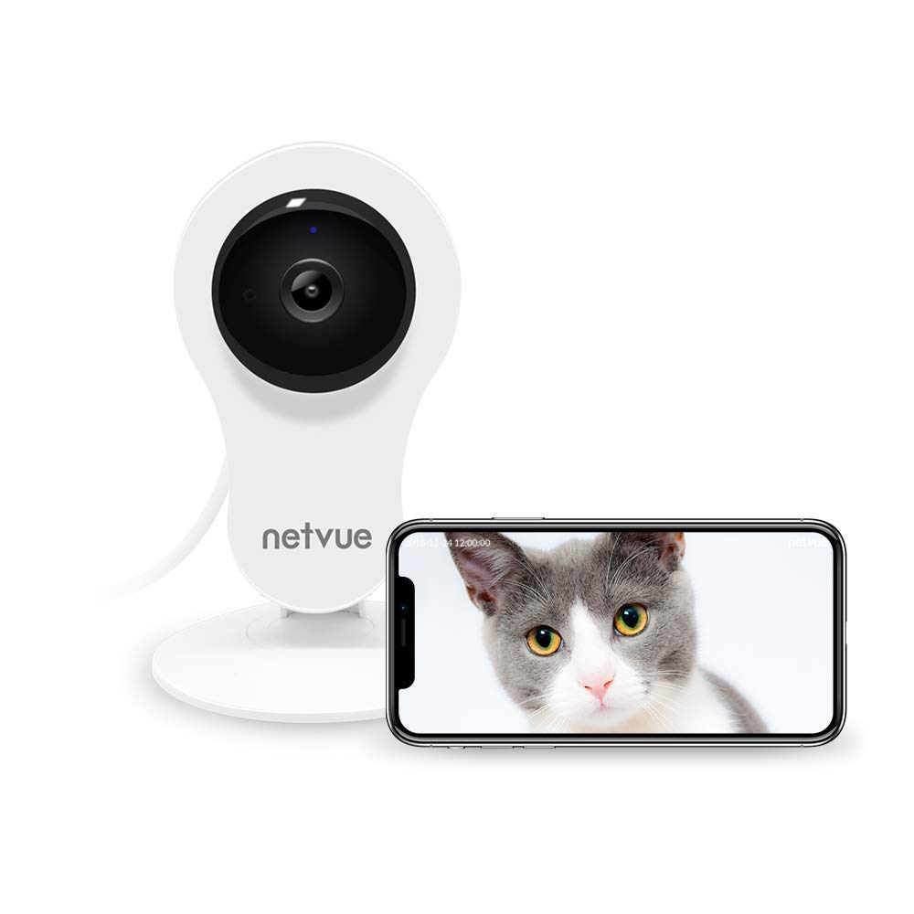 Cámaras Vigilancia WiFi Interior, Netvue HD Cámara IP con Visión Nocturna, Detección de Cámaras Vigilancia WiFi Interior, Netvue HD Cámara IP con Visión Nocturna, Detección de