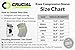 Crucial Compression Knee Sleeve (1 Pair) - Best Knee Braces for Knee Pain for Men & Women - Non-Slip Knee Support for Running, Weightlifting, Basketball, Gym, Workout, Sports