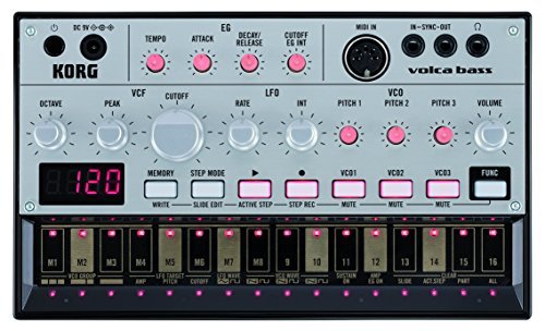 Korg Volca Bass Analog Bass Machine (International Version - No Warranty)