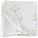 LifeTree Baby Swaddle Blankets, Dandelion Print Swaddle Wrap, Breathable Soft 70% Bamboo 30% Cotton, Muslin Swaddle Blankets Unisex Neutral Receiving Blanket for Boys and Girls, 47 x 47 inches