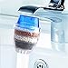 Faucet Water Filter Coconut Carbon Home Kitchen Faucet Tap Water Clean Purifier Filter Cartridge 16-19MM ( Random Color) Pack of 3