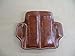 Azula Leather 2 Slot Molded Pancake Belt Mag Pouch for Walther PPQ M1/M2 9mm / .40 TAN