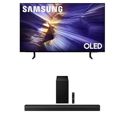 Samsung 42-Inch Class OLED S90F 4K Smart TV (2025 Model) NQ4 AI Gen3 Processor, 4K AI Upscaling Pro + Samsung B-Series Soundbar HW-B750F 5.1 ch Subwoofer (2025 Model)