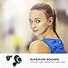 Wireless Earbuds, Touch Control Bluetooth Headset Noise Cancelling Headphones Sweatproof Stereo in-Ear Earphone Earpiece with Portable Charging Box Built-in Mic