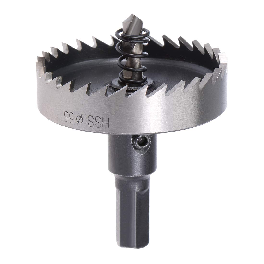 sourcingmap 55mm HSS Drill Bit Hole Saw for Stainless Steel Metal Alloy Wood