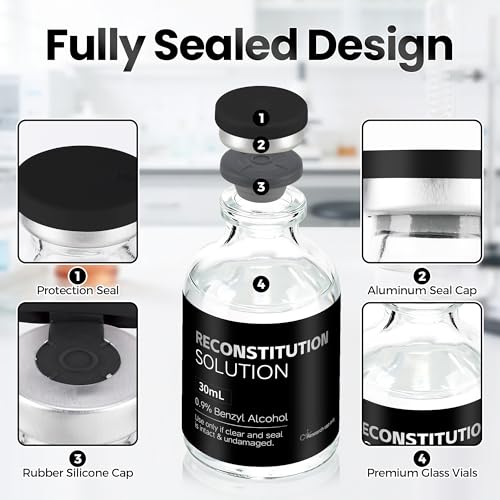 Jentatnua Solution Ultra Clean,Triple Sealed,30ML 4 Pack in Premium Glass Vials