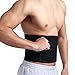 bC BimeTALliC CAble Waist Trimmer Belt Slimmer Kit, Weight Loss Wrap, Stomach Fat Burner, Low Back and Lumbar Support with Sauna Suit Effect, Best Abdominal Trainer, Black