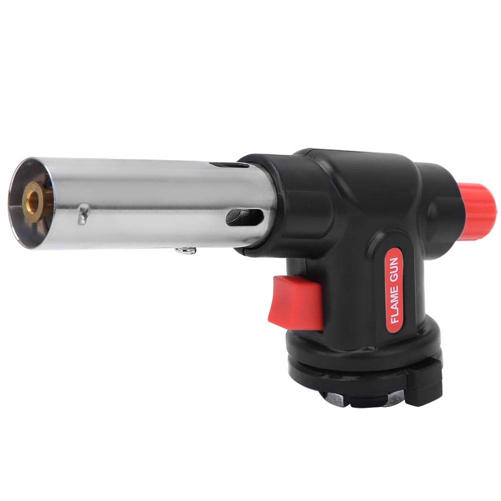 Flame Torch,Portable Adjustable Electronic Ignition Welding Gun for Outdoors Barbecue,Soldering Gas Blow Torch Spray Burner Burning Upto 1300℃