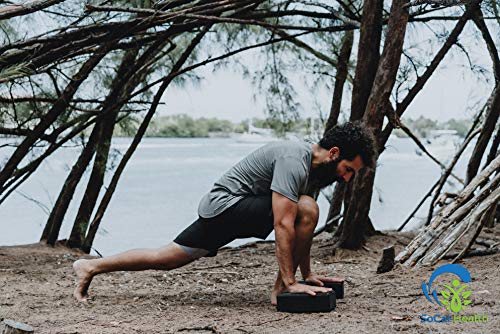 SoCal-Health-Yoga-Wheel-Set-with-Fitness-Resistance-Strap-Blocks-and-Carry-Bag-Stretching-Rollers-for-Flexibility-and-Balance-with-High-Density-Foam-Block-to-Support-and-Deepen-Poses-6-Piece-Set