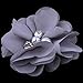 QandSweet Girls' Hair Clips with Jeweled Flower Ms Brooch for Toddler Girl Teens Womens (18-pairs/36pcs)