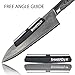 Knife Sharpening Stone kit - Whetstone With Black silica non-slip Base - Free Sharpening Stabilizer Knife Angle Guide - Premium Two Sided #1000 & #3000 Corundum Global Best sharpener