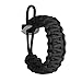 Gonex Premium Paracord Bracelet Excellent 550 Cord Parachute Cord Bracelet with Fire Starter &Eye Knife for Hiking Camping Advanture Fits 8-10 Inch Wrist (Black)