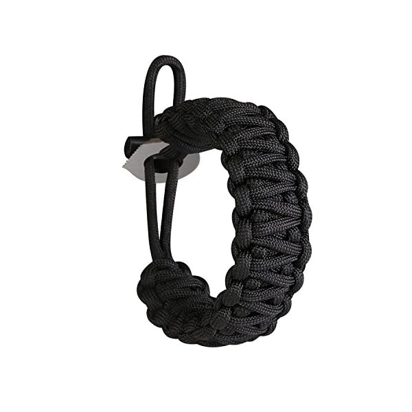 Gonex-Premium-Paracord-Bracelet-Excellent-550-Cord-Parachute-bracelet-with-Fire-Starter-and-Eye-Knife-for-Hiking-Camping-Advanture-fits-8-10-Inch-Wrist