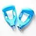 Aeneontrue Silicone Cover Wrap Rubber Case Scratch Protector for 6.5 Inch 2 Wheels Self Balancing Scooter Board Light Blue