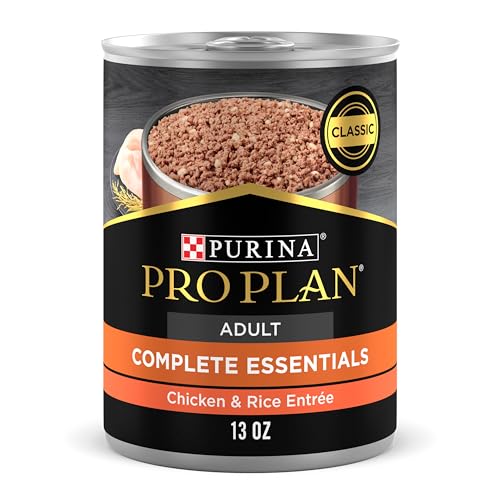 Purina Pro Plan High Protein Dog Food Wet Pate, Chicken and Rice Entree - 13 oz. Can