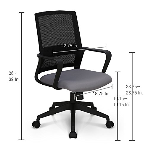 image for Office Chair Conference Room Chair Desk Task Computer Mesh Home Chair 