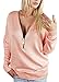 IbagstyleWomens Long Sleeve Sexy V-neck Batwing Cotton Blouse Top Tshirt