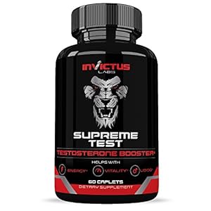 Extra Strength Testosterone Booster (60 Caplets) | Natural Endurance, Stamina and Strength Booster | Builds Muscle Fast | Boost Performance and Recovery | Promotes Healthy Weight Loss and Fat Burning