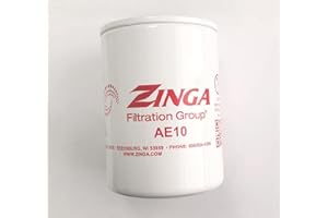 Zinga ZA AE-10 - Zinga Spin on Filter 10 Micron 1'' - 12 Threads 3.8'' Diameter 5.8'' Tall.