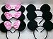 12- Mickey Headbands, Ariel mermaid Mickey Ears, Ariel theme party Mickey Headband, Minnie Headbands, Minnie Ears