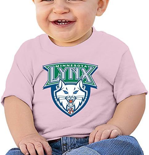 CHZS Unisex Baby Minnesota Lynx Primary Logo T-Shirt 18 Months Pink