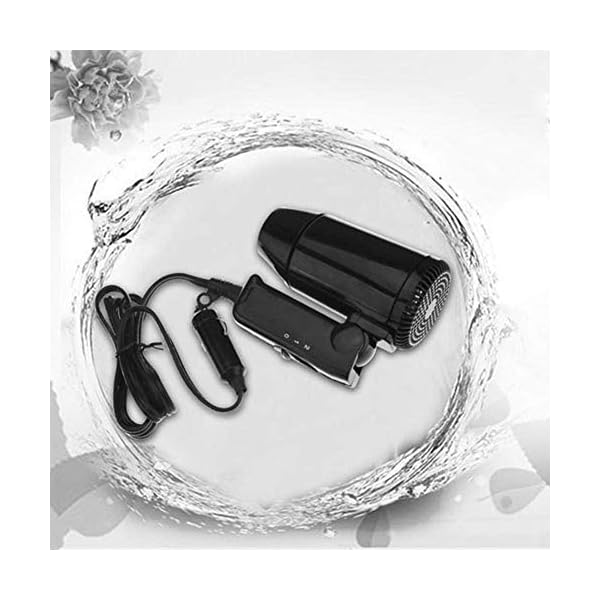 Hair Dryer 12V,Folding Handle Car Hair Dryer,Portable Car styling Hair Dryer,Compact Travel Camping Hair Dryer