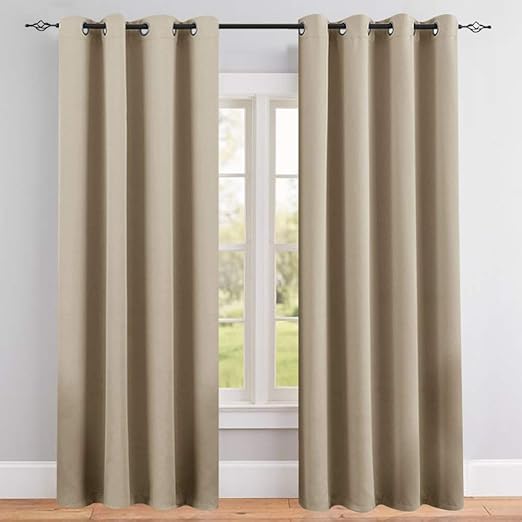 Amazon Com Vangao Room Darkening Curtain 95 Inches Length Window