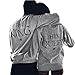 Fanala The King And His Queen Letter Printed Matching Couple Sweatshirts Pullover