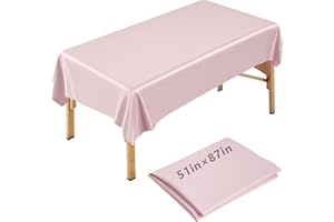 CroBlissful 87 x 51 Inch Wax Mat for Esthetician Bed Reusable Massage Bed Cover Waterproof PVC Wax Pad Cover for Massage Table Oilproof Waxing Table Sheet for Spa Tattoo Beauty Grafting (Pink)