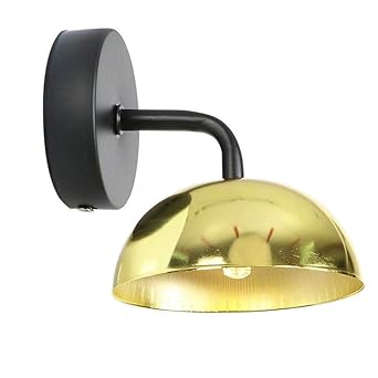 Lightoray Wandleuchten Weinlese Industrielles Eisen Dekoratives Kleines Gold E27 Socket Wandlampe Wandleuchte Fur Schlafzimmer Wohnzimmer Bar Flur Badezimmer Kuche Balkon Innen Lampe Amazon De Beleuchtung